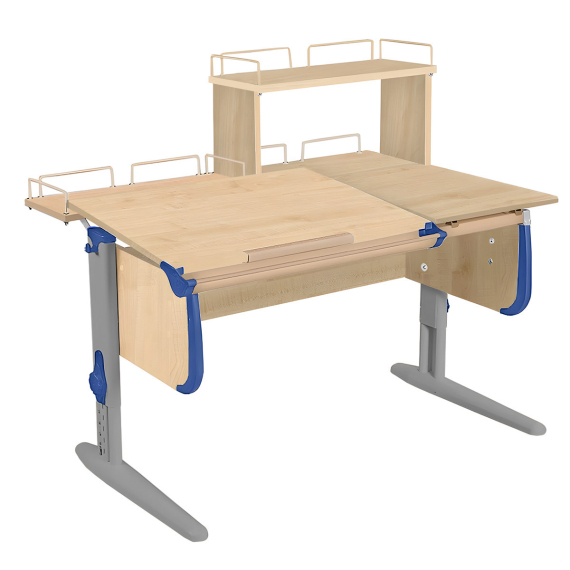 парта дэми сут-25-01д1 120 см раздельная с задней приставкой и надстройкой Дэми СУТ-25-01Д1