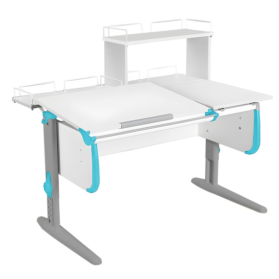 парта дэми сут-25-01д1 120 см раздельная с задней приставкой и надстройкой Дэми СУТ-25-01Д1
